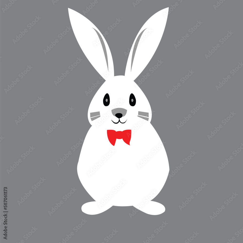 Obraz premium white rabbit