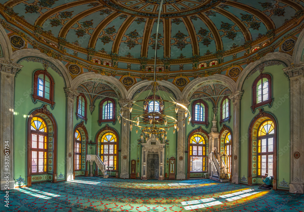 inside a mosque in izmir