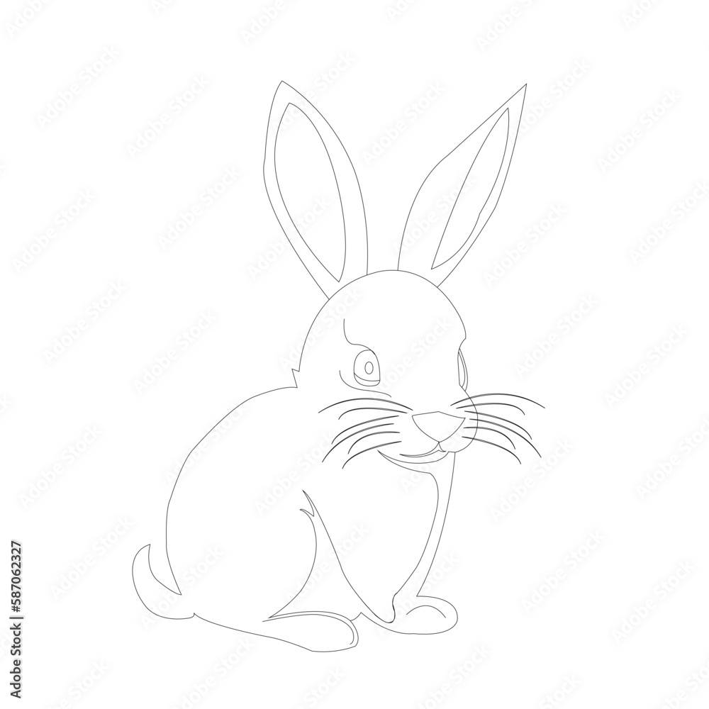 Obraz premium rabbit with a heart
