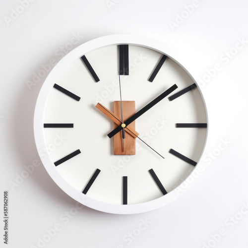 clock isolated on white background