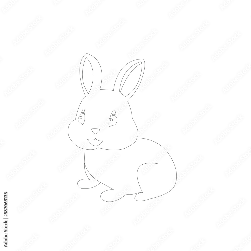 illustration of a rabbit illustration of a rabbit