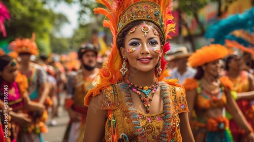 AI Colombian Festivities Through the Eyes of Imagination  Captivating  Magical  and Vibrant Photographs That Will Transport You to a World of Fantasy and Wonder