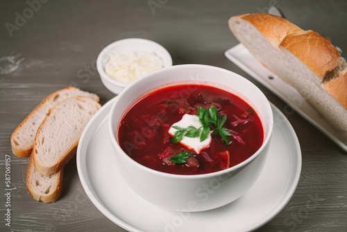 delicious Russian beet soup