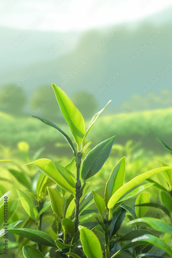 Tea Garden in the Sun Tea Garden in the Sun