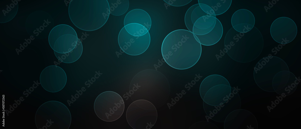 Color gradient bokeh abstract background with particles
