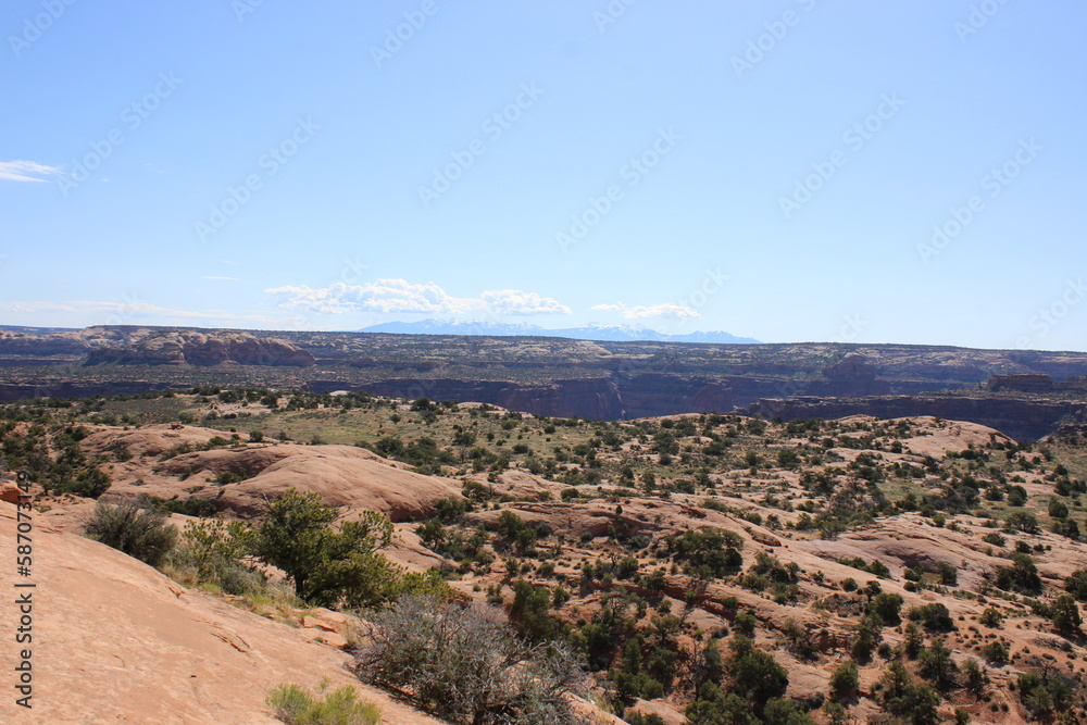 The vast openness of the Utah Desert