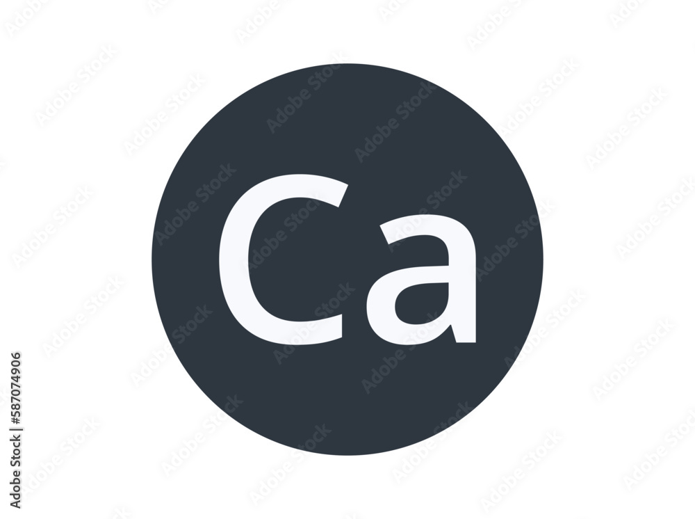 Monochromatic Calcium Element Graphic for Science Designs.
Monochromatic Calcium Element Graphic for Science Designs.