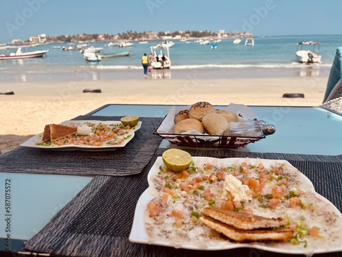 Repas  traditionnel au Sénégal à Dakar,