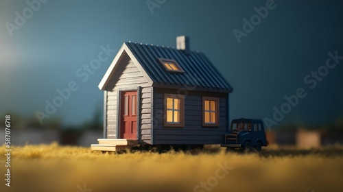 Redefining Home: Explore the Innovative Concept of Tiny House Living made with Generative AI