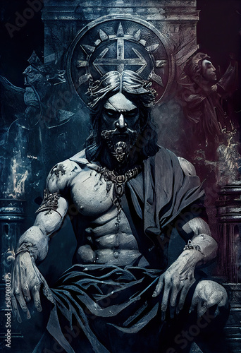 hades greek god of the dead - by generative ai