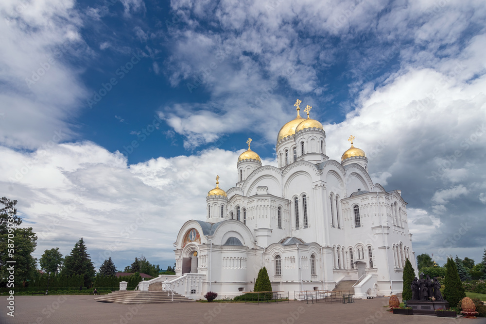 Transfiguration Cathedral in Diveevo, Nizhny Novgorod region, Russia.