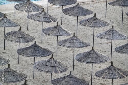 umbrellas on the beach