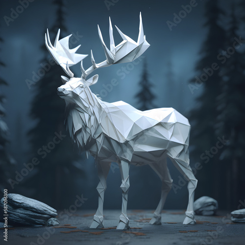 White Stag Origami photo