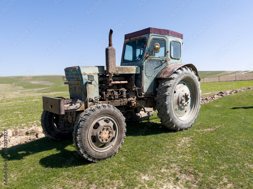 An old soviet machine which is about 50 years old. An old soviet machine which is about 50 years old.