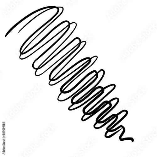 doodle wind illustration vector handrawn style