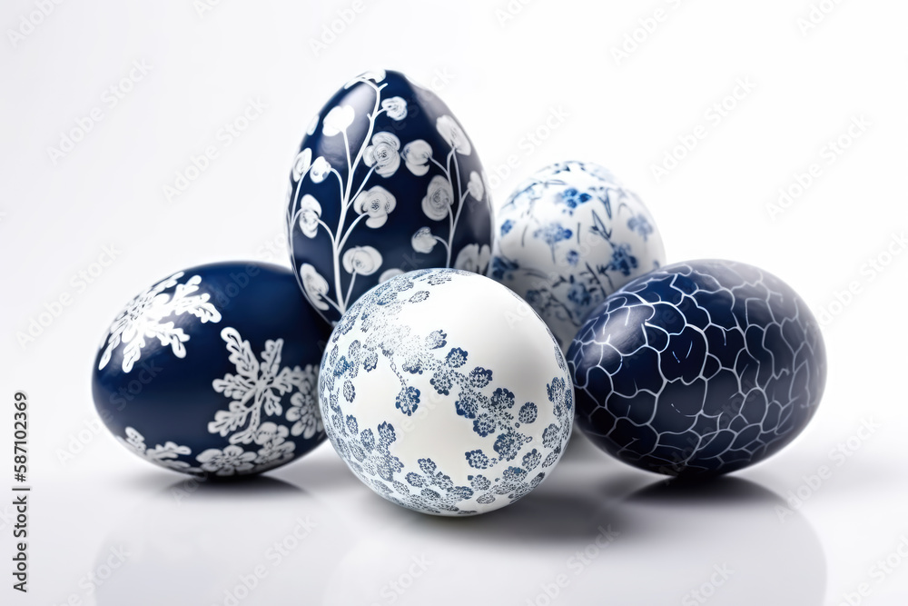Elegant Easter Eggs in Navy: Get Ready for the Hunt! Elegant Easter Eggs in Navy: Get Ready for the Hunt!