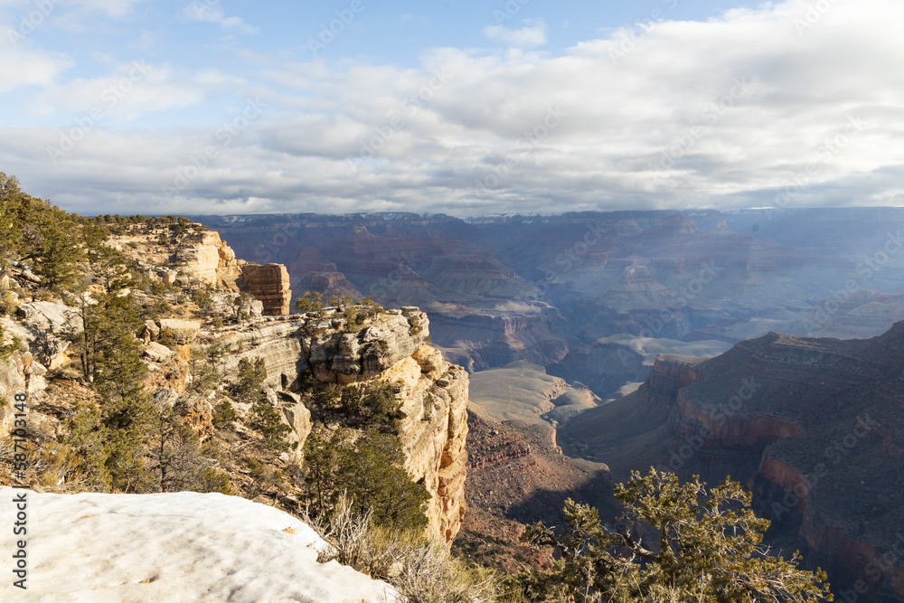 Fototapeta premium View into the Grand Canyon from the South Rim