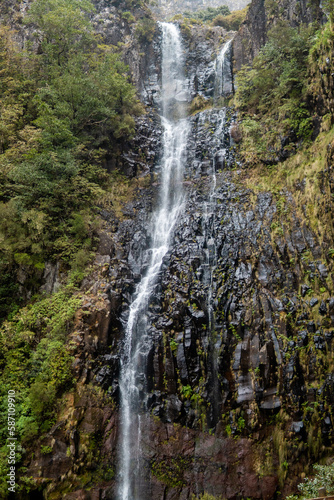 Waterfall in the Madeira mountains