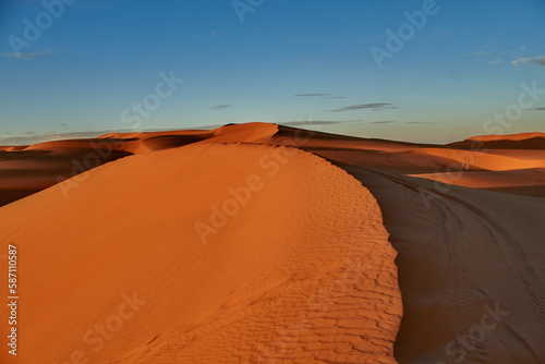 sand dunes in the desert