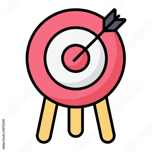 Target Line Color Icon