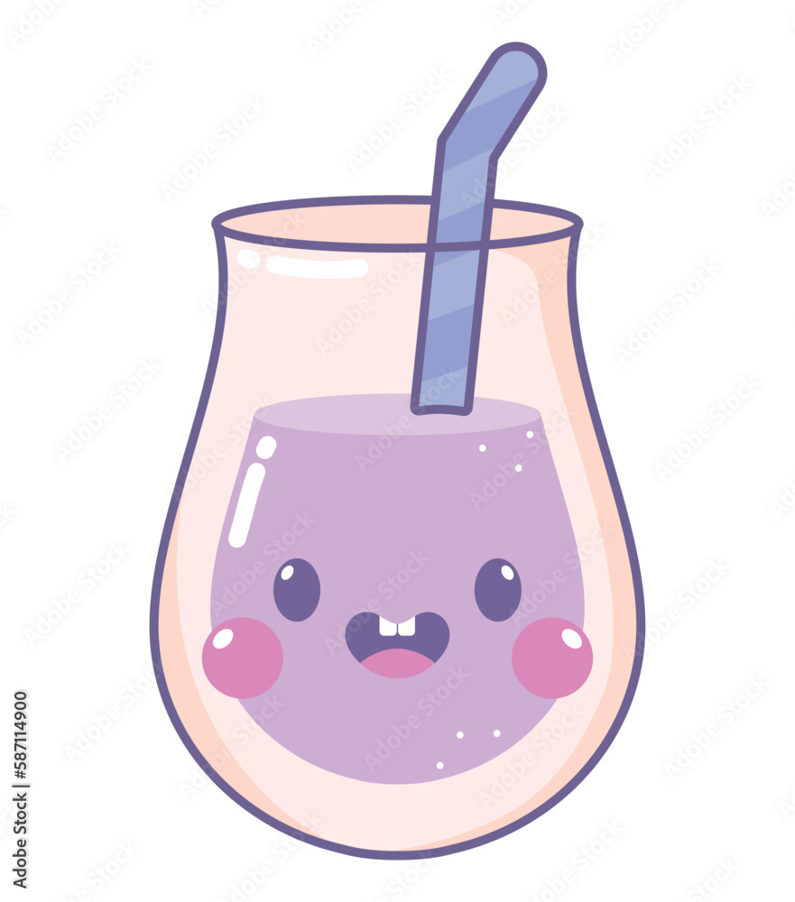 kawaii glass of juice kawaii glass of juice