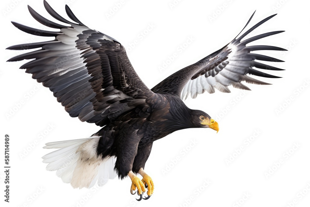 Obraz premium bald eagle in flight