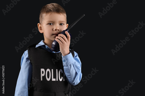 Cute little police officer ...