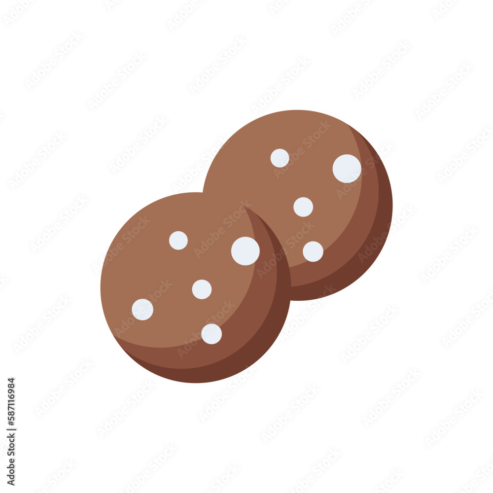 Biscuit�icon. Suitable for Web Page, Mobile App, UI, UX and GUI design.