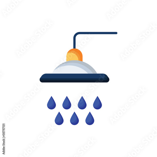 Ghusl icon. Suitable for Web Page, Mobile App, UI, UX and GUI design.