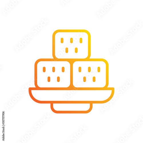 Halva icon. Suitable for Web Page, Mobile App, UI, UX and GUI design.