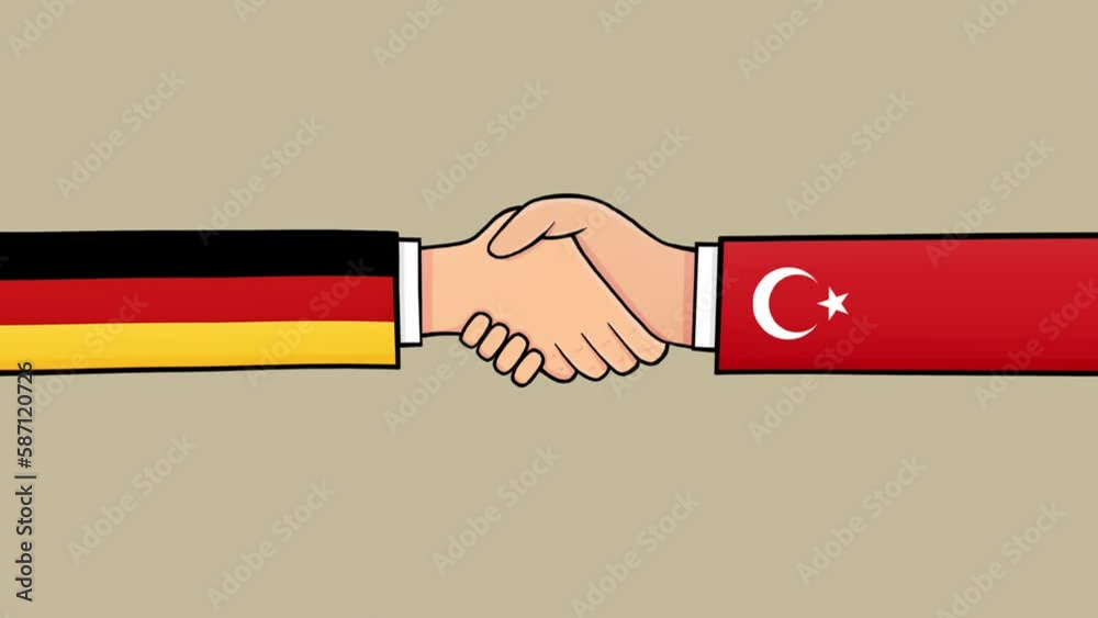 Agreement between Turkey and Germany politics Illustrations with