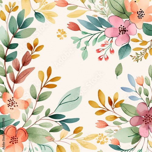 _little_floral_background generated ai