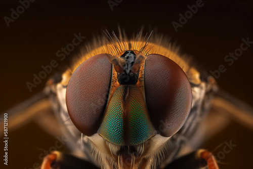 amazing macro photography of a Horsefly - Tabanidae