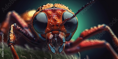 Magnificent Macro: Close-Up Shot of an Insect
