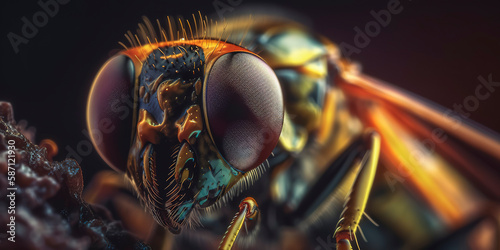 amazing macro photography of a insect, close up © Fernando