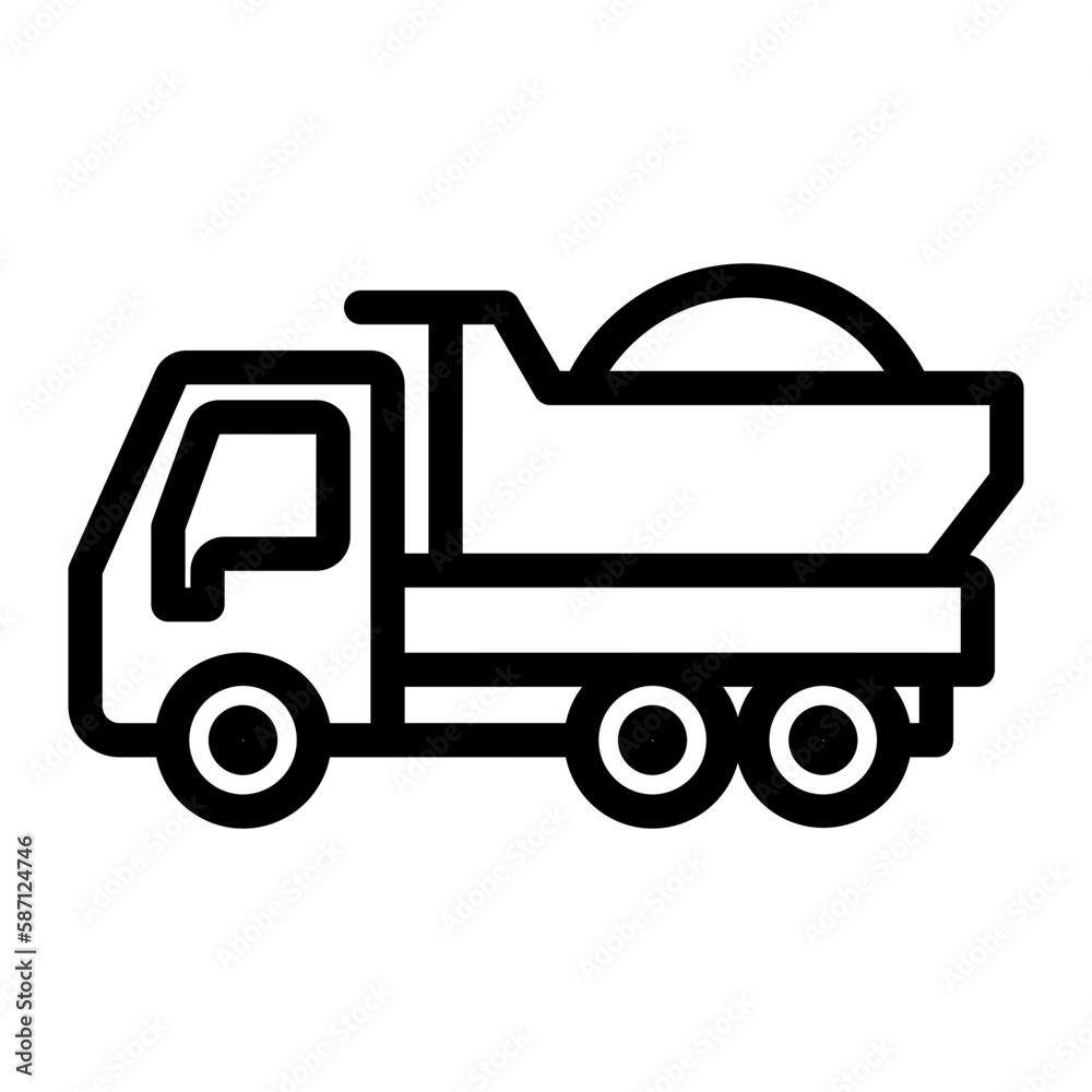 dumper truck icon dumper truck icon
