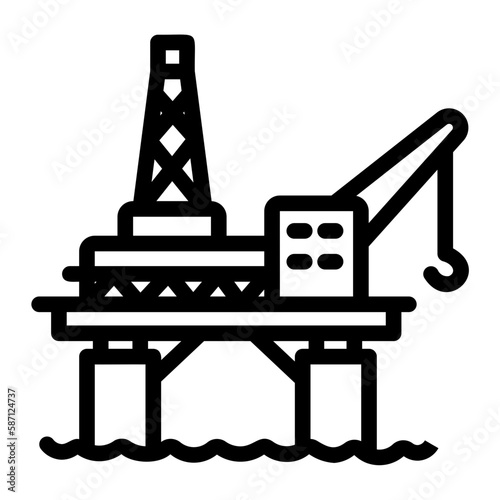 oil platform icon