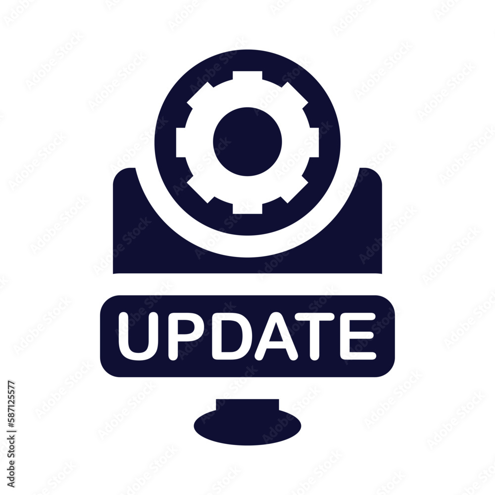 gear, setting, update, software, setting update icon