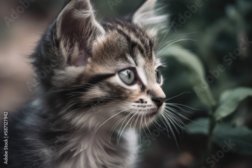 gorgeous and adorable kittens from the neighborhood. Generative AI