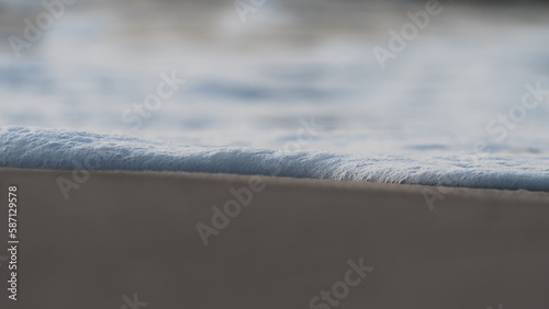 Half seafoam half sand split basic background