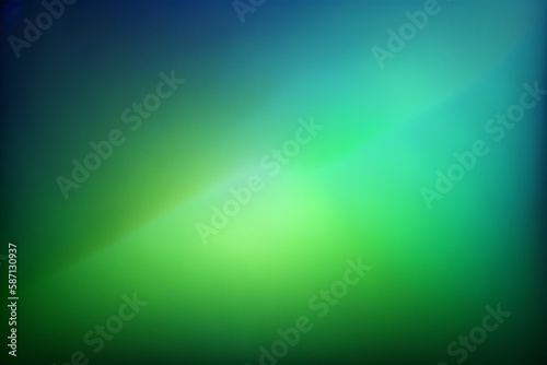 Blue and green gradient background. Generative AI