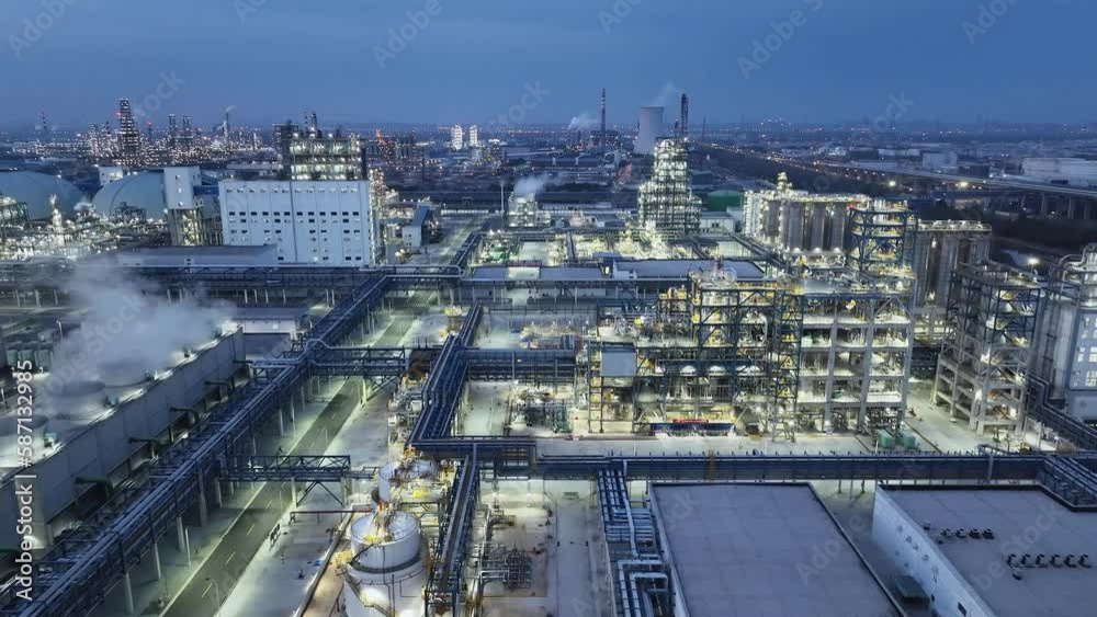 custom made wallpaper toronto digitalview of petrochemical factory