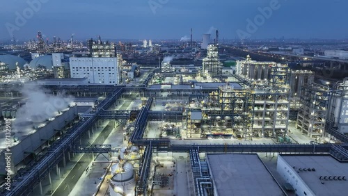 Wallpaper Mural view of petrochemical factory Torontodigital.ca