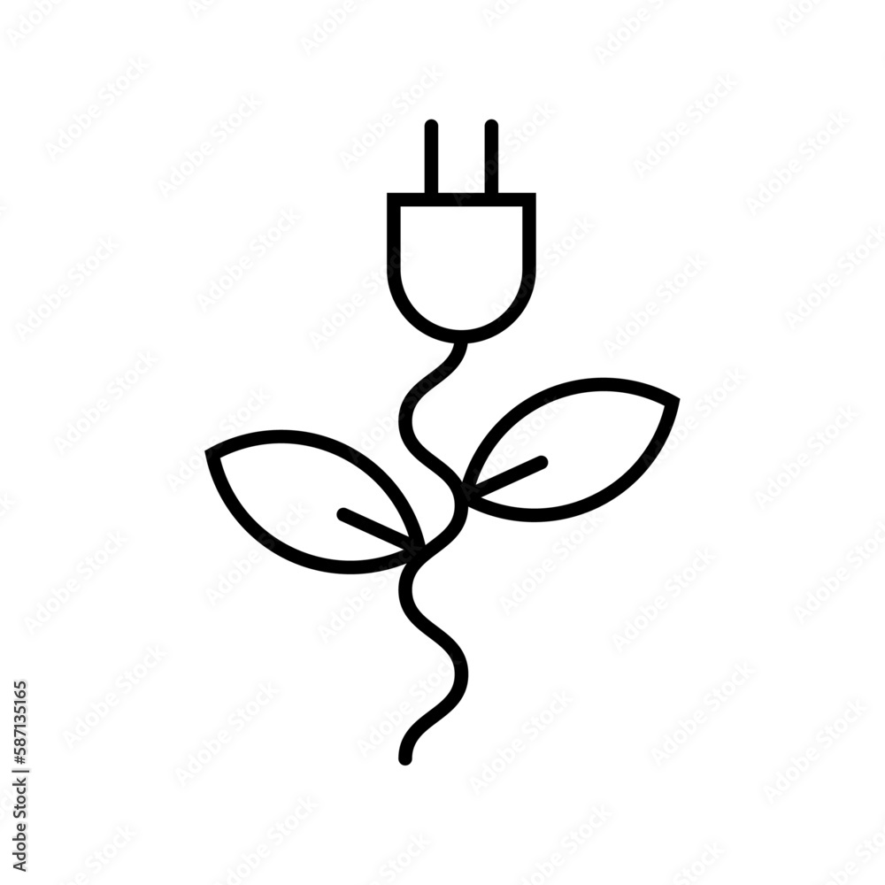 nature energy eco-friendly icon with black outline style. recycle, ecology, green, icon, eco, organic, environment. Vector illustration nature energy eco-friendly icon with black outline style. recycle, ecology, green, icon, eco, organic, environment. Vector illustration