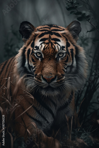 Portrait of a tiger