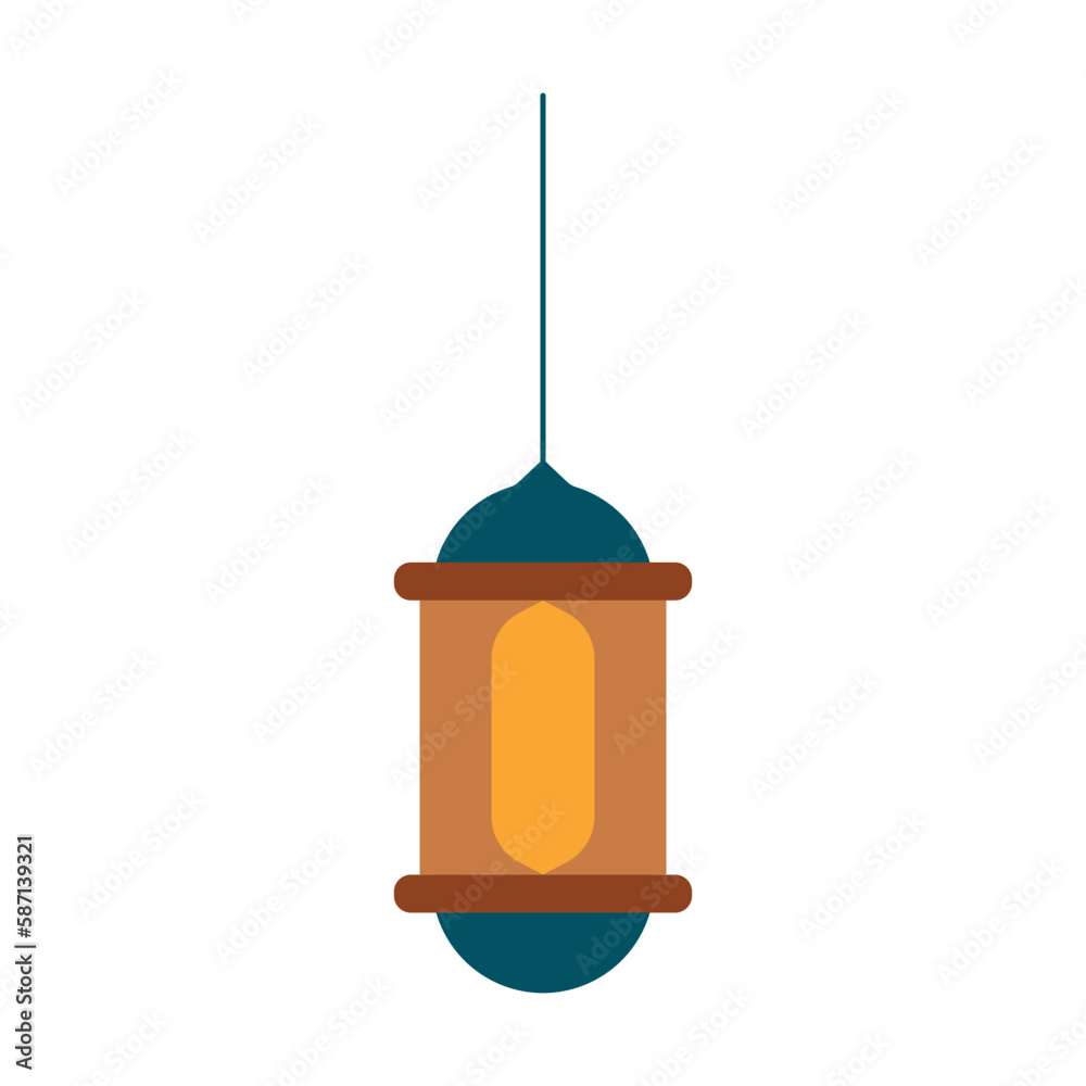 Islamic Ramadan Lantern Flat Illustration Islamic Ramadan Lantern Flat Illustration