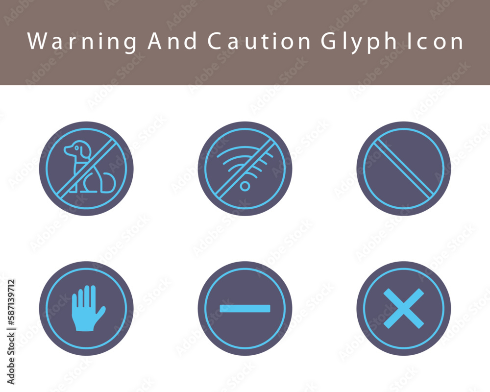 Warning And Caution Vector Icon Set Warning And Caution Vector Icon Set