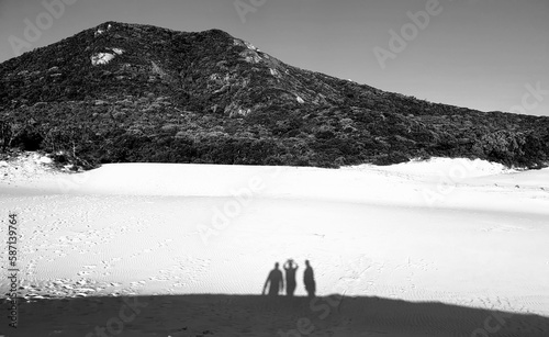 People in the dune