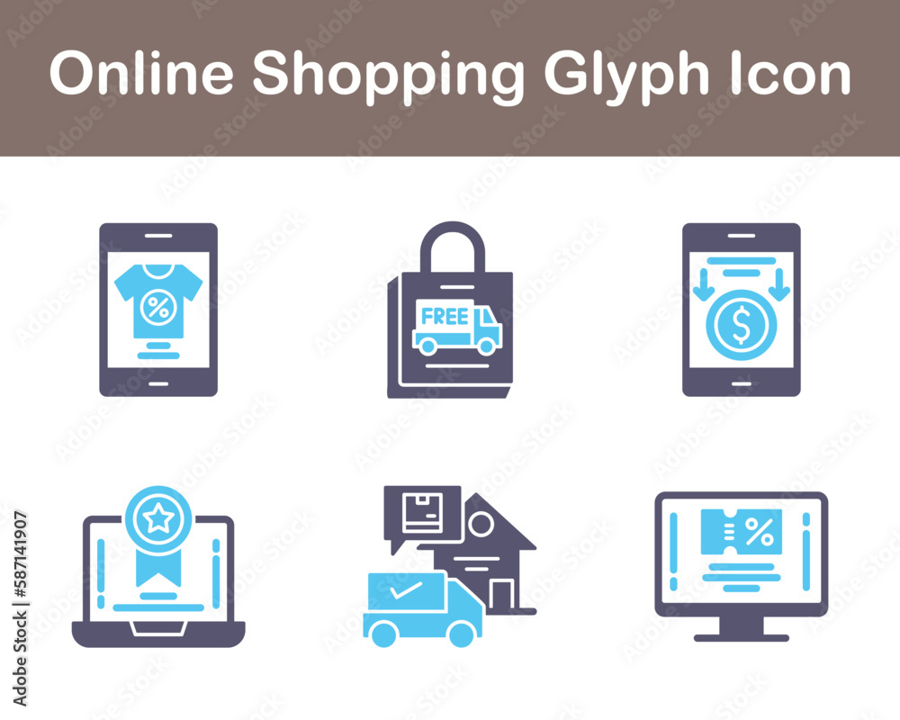 Online Shopping Vector Icon Set Online Shopping Vector Icon Set