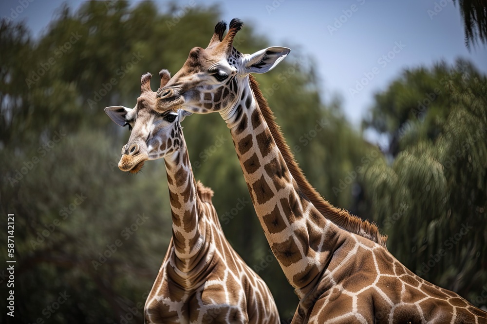The largest ruminant and tallest of all extant land dwelling animal ...